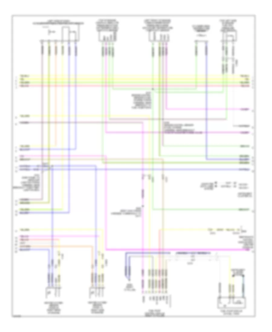 3.5L Twin Turbo, Engine Performance Wiring Diagram (4 of 6) for Ford Flex Limited 2012
