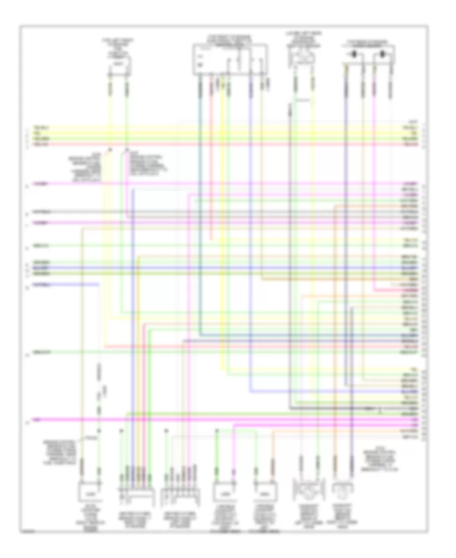 3.5L Twin Turbo, Engine Performance Wiring Diagram (5 of 6) for Ford Flex Limited 2012