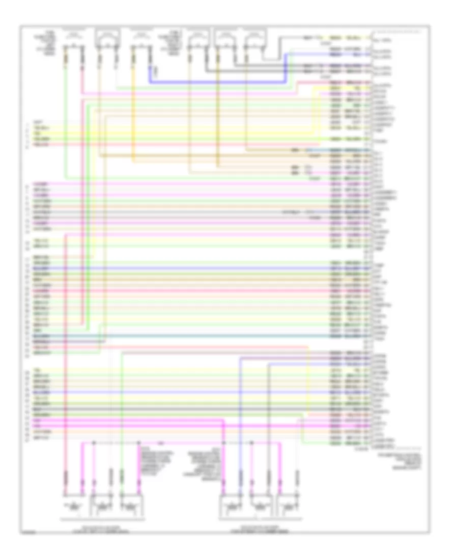 3.5L Twin Turbo, Engine Performance Wiring Diagram (6 of 6) for Ford Flex Limited 2012