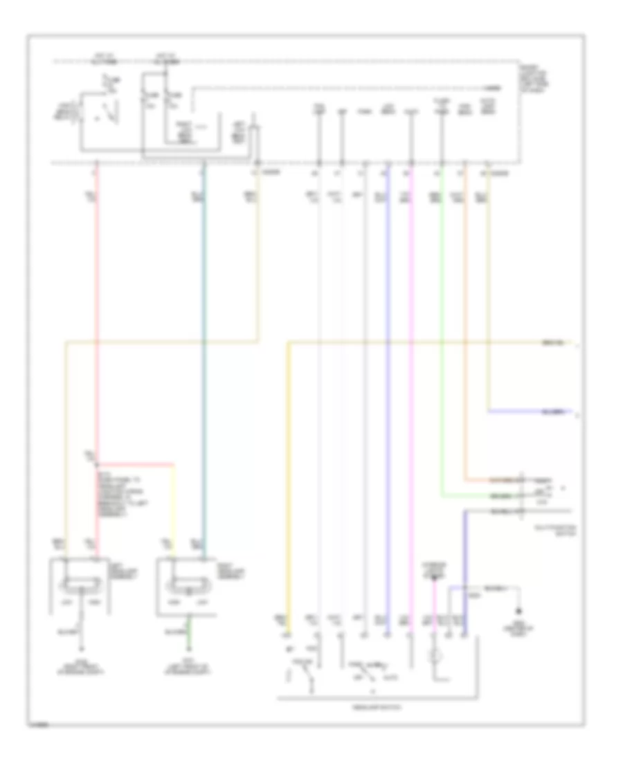 Headlights Wiring Diagram, without High Intensity Gas Discharge Headlights (1 of 2) for Ford Flex Limited 2012