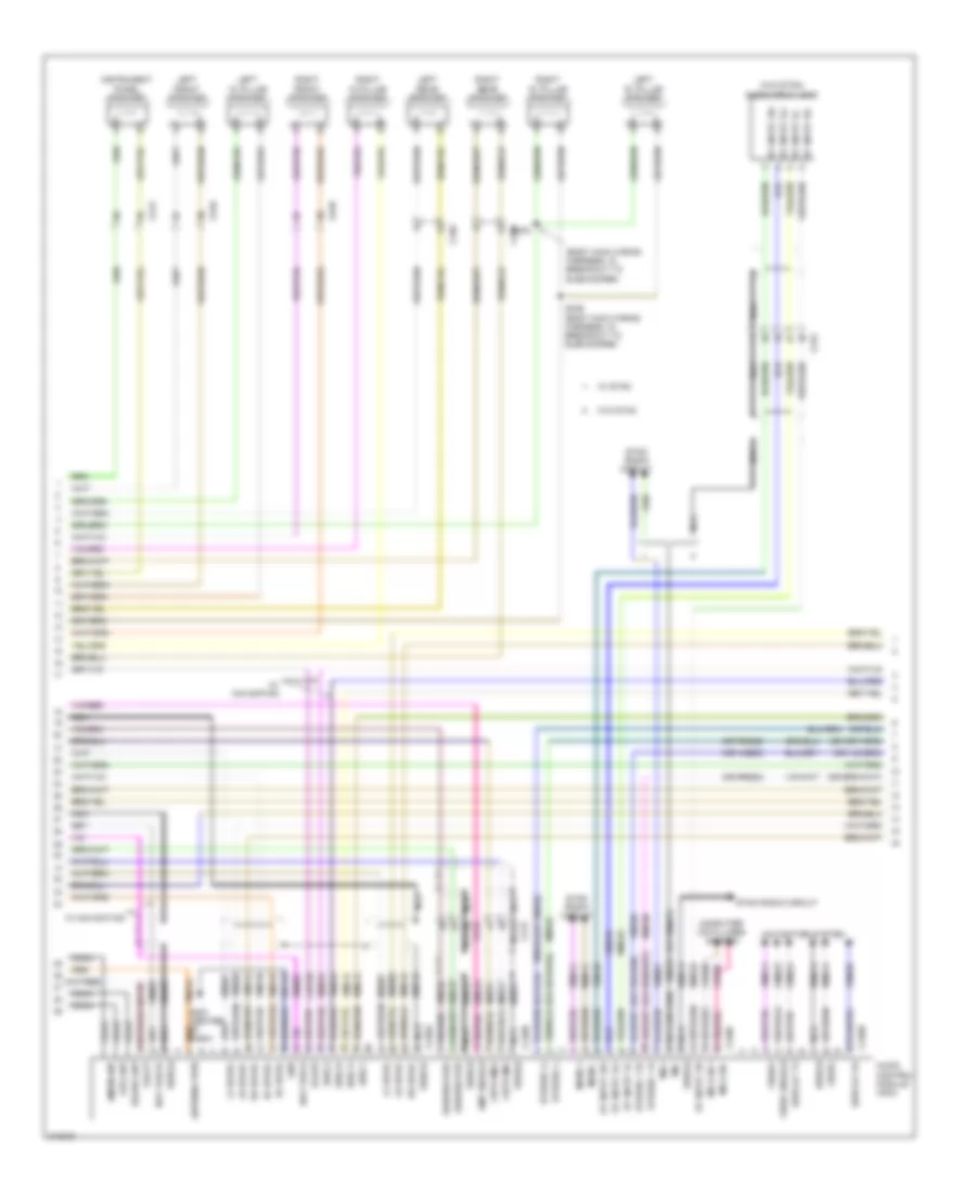Navigation Wiring Diagram 2 of 3 for Ford Flex Limited 2012