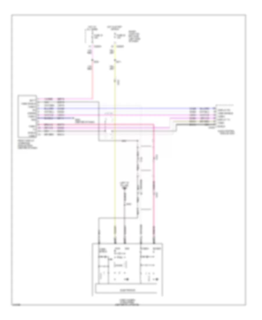 Rear Camera Wiring Diagram for Ford Flex Limited 2012