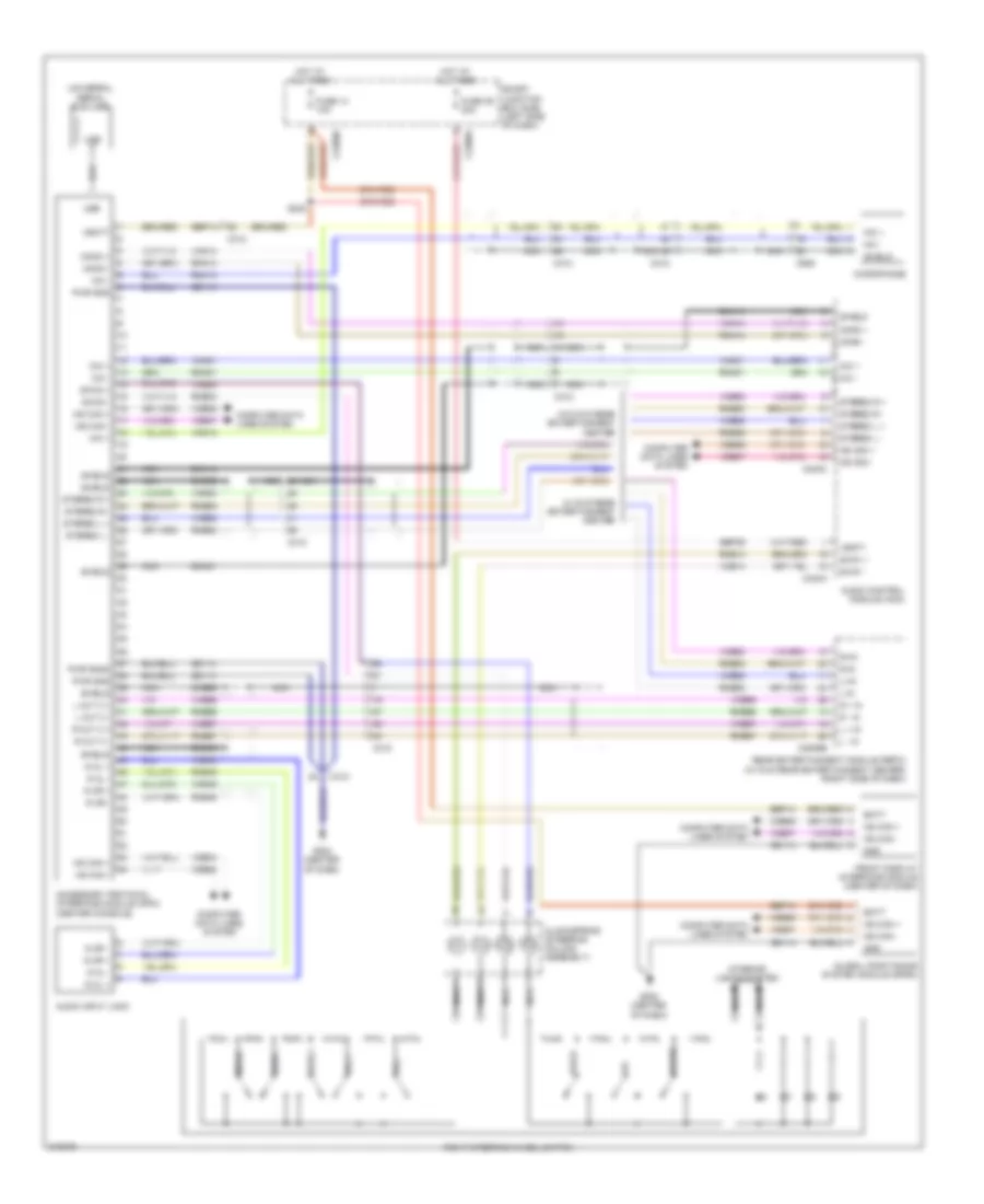 SYNC Radio Wiring Diagram for Ford Flex Limited 2012