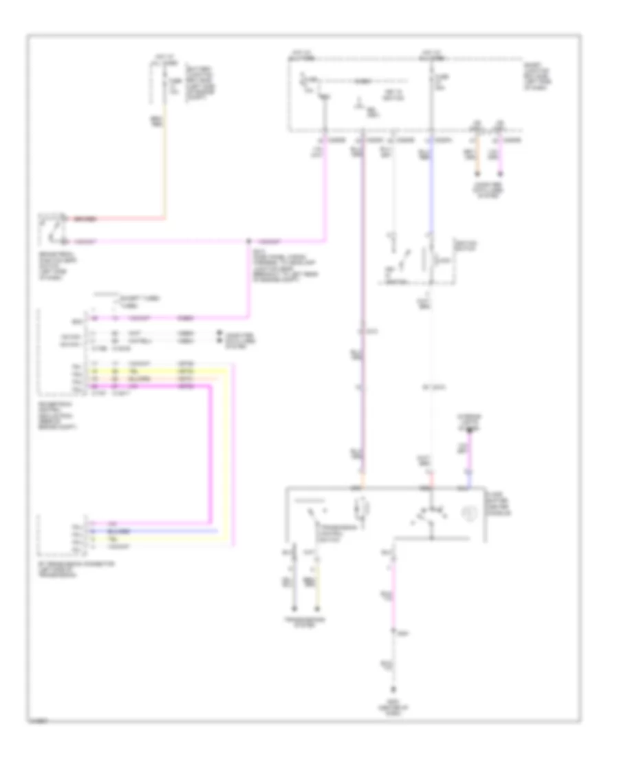 Shift Interlock Wiring Diagram for Ford Flex Limited 2012