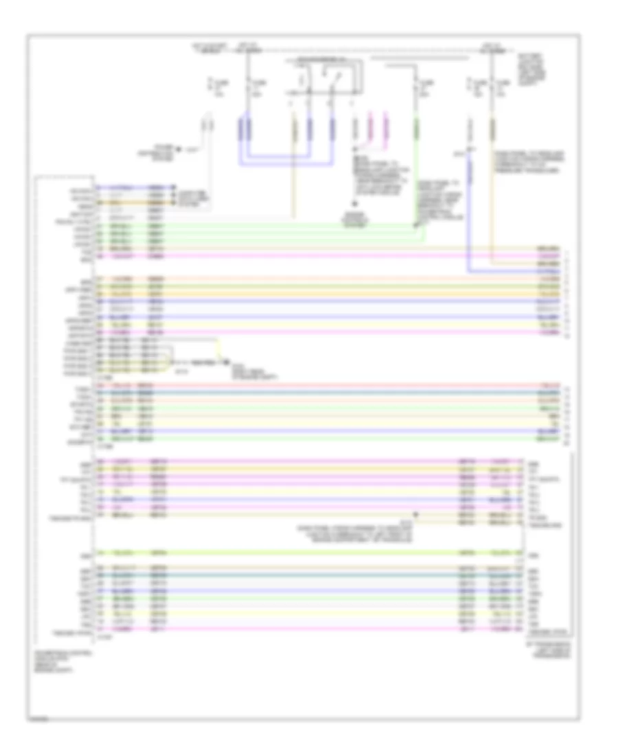 3 5L A T Wiring Diagram 1 of 2 for Ford Flex Limited 2012