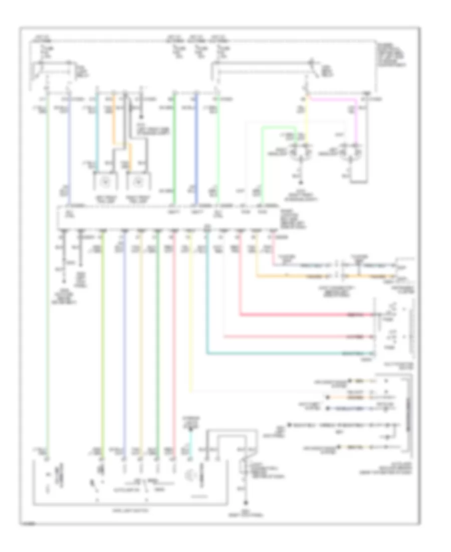Headlights Wiring Diagram with Autolamps for Ford Freestar SES 2004