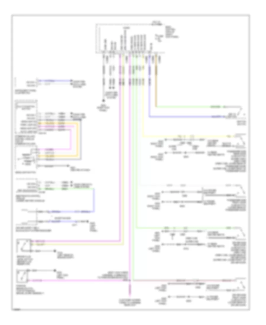 Chime Wiring Diagram for Ford F 350 Super Duty Lariat 2014