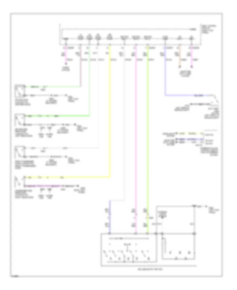 Forced Entry Wiring Diagram 2 of 2 for Ford Cab  Chassis F350 Super Duty 2011