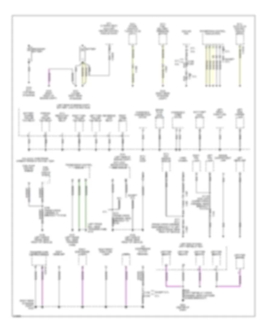 Ground Distribution Wiring Diagram 1 of 4 for Ford Cab  Chassis F350 Super Duty 2011