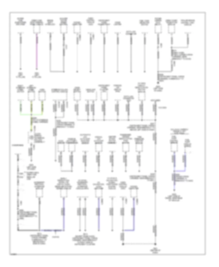 Ground Distribution Wiring Diagram 2 of 4 for Ford Cab  Chassis F350 Super Duty 2011