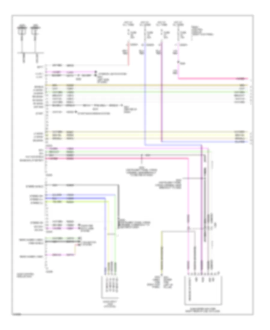 Navigation Wiring Diagram (1 of 3) for Ford Cab  Chassis F350 Super Duty 2011