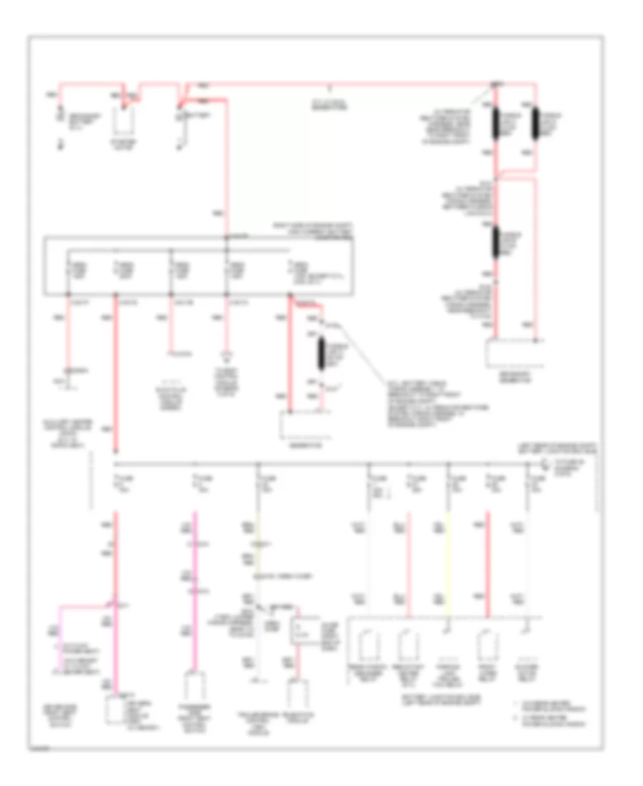 Power Distribution Wiring Diagram 1 of 9 for Ford Cab  Chassis F350 Super Duty 2011
