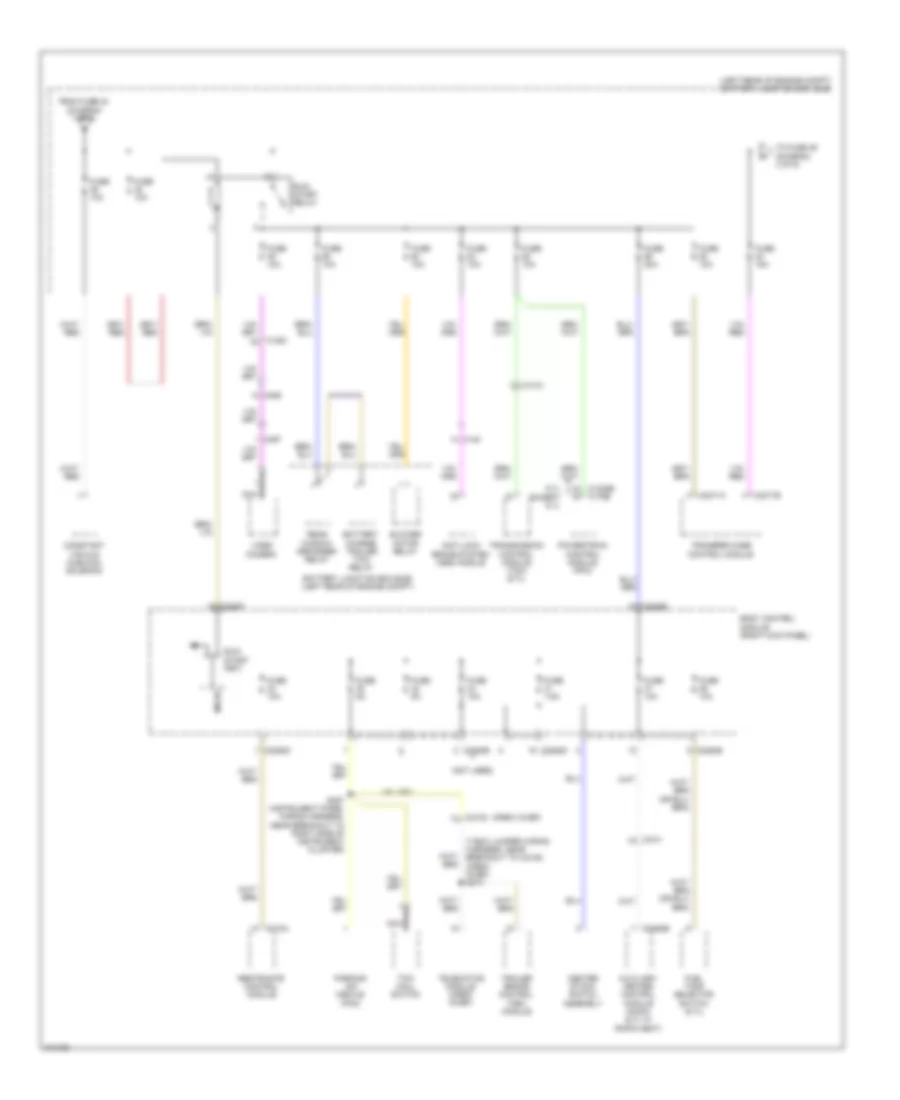 Power Distribution Wiring Diagram (2 of 9) for Ford Cab  Chassis F350 Super Duty 2011