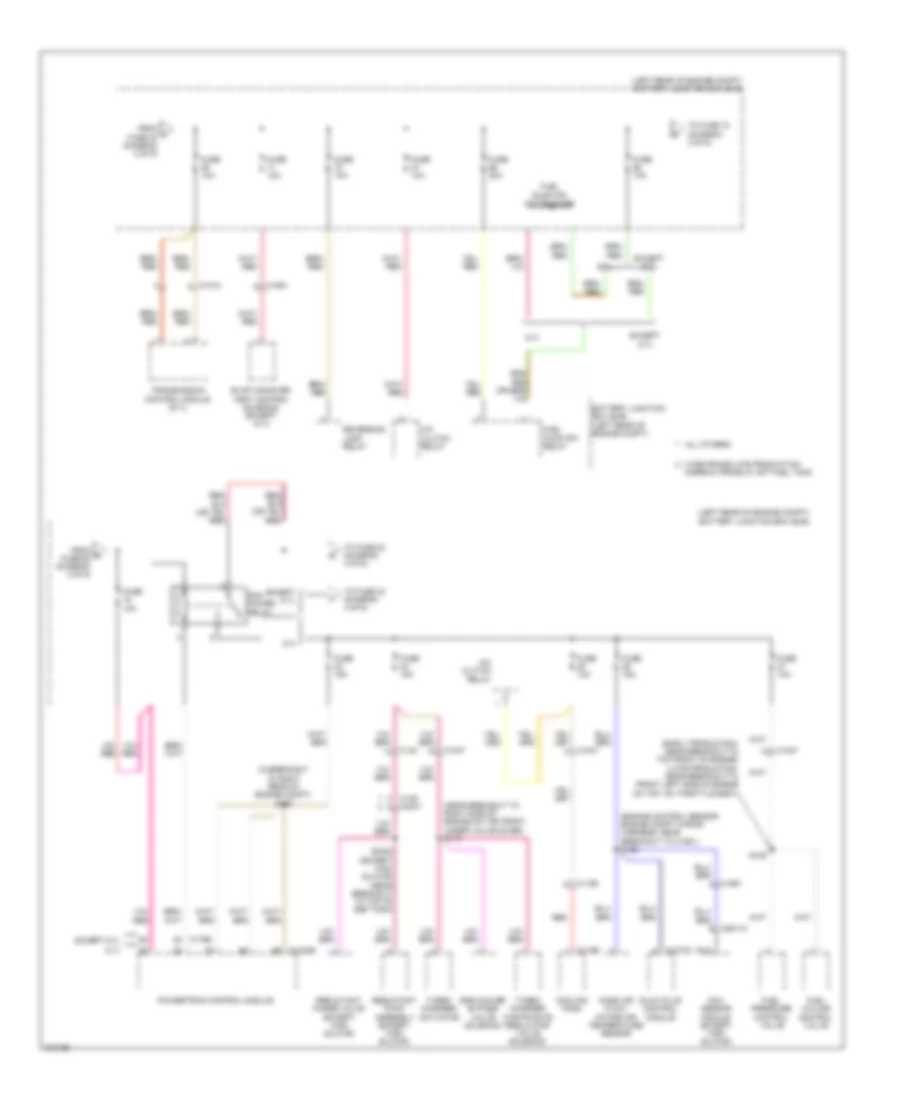 Power Distribution Wiring Diagram (3 of 9) for Ford Cab  Chassis F350 Super Duty 2011