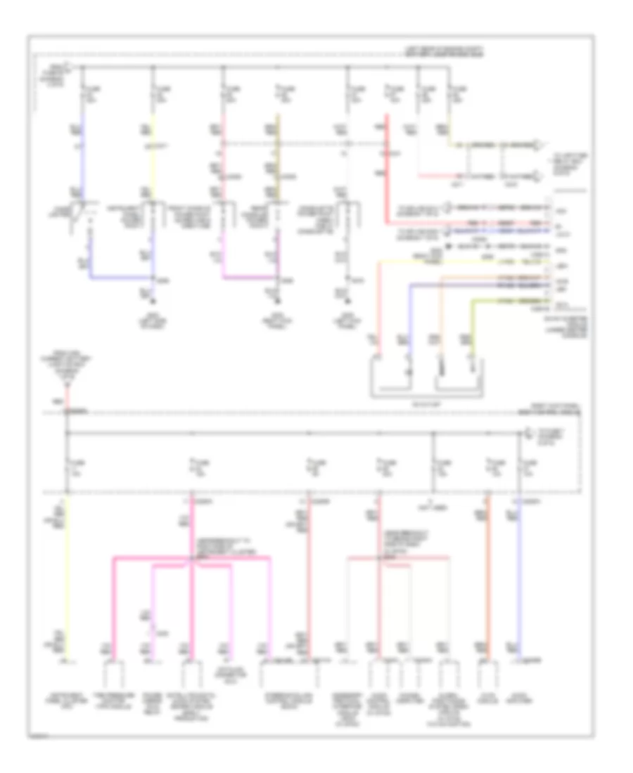Power Distribution Wiring Diagram 5 of 9 for Ford Cab  Chassis F350 Super Duty 2011