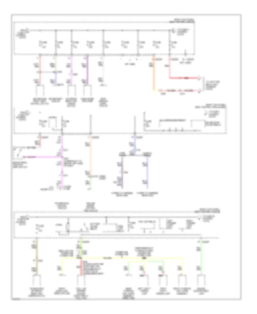 Power Distribution Wiring Diagram 6 of 9 for Ford Cab  Chassis F350 Super Duty 2011