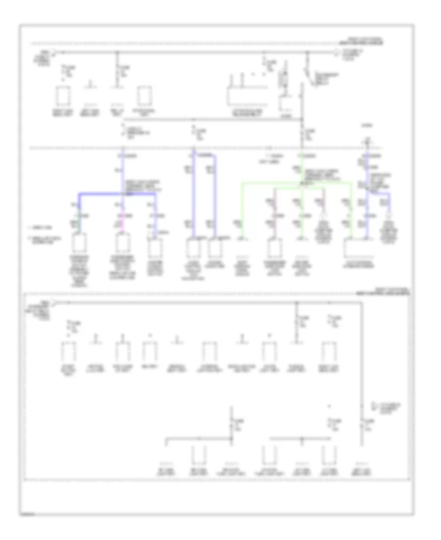 Power Distribution Wiring Diagram (7 of 9) for Ford Cab  Chassis F350 Super Duty 2011