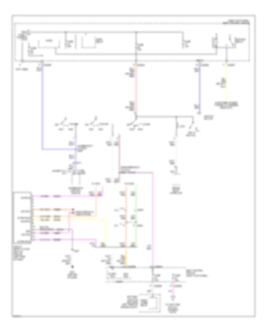 Power Distribution Wiring Diagram (8 of 9) for Ford Cab  Chassis F350 Super Duty 2011