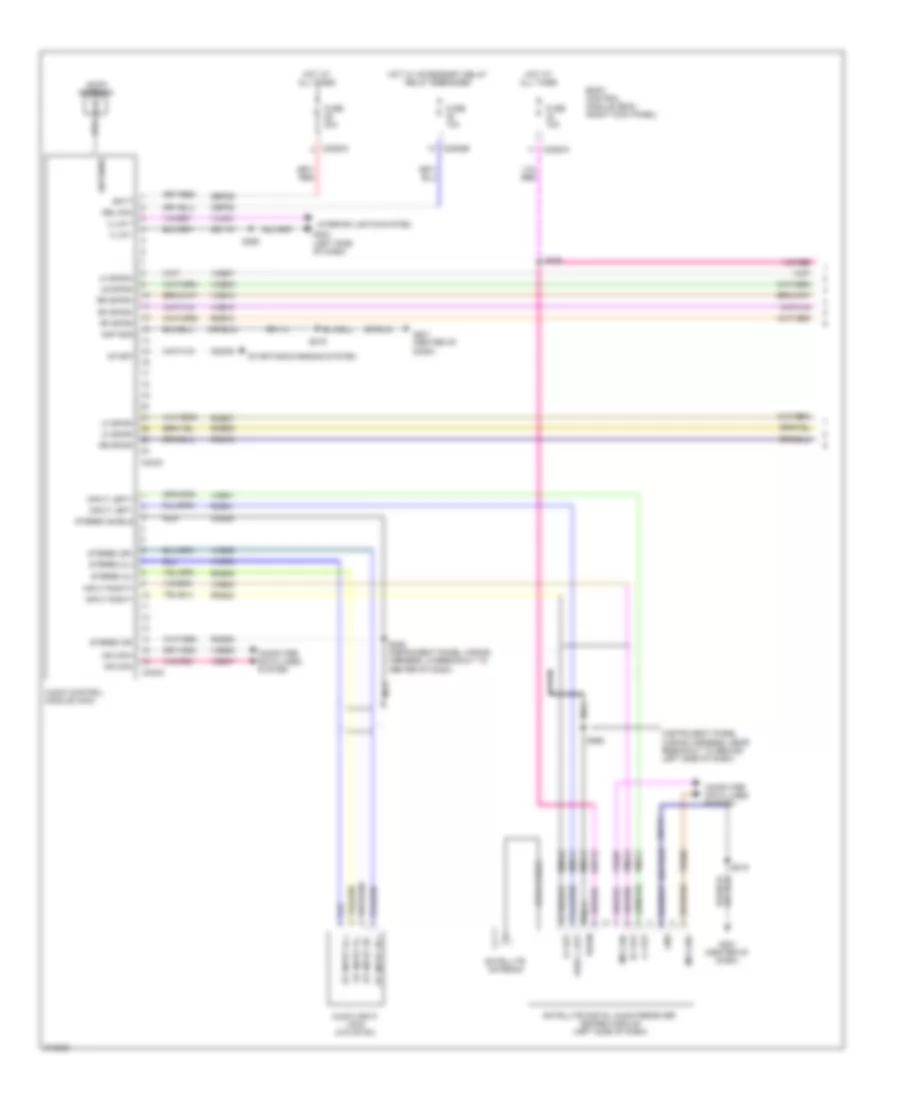 Premium Radio Wiring Diagram, without Navigation (1 of 3) for Ford Cab  Chassis F350 Super Duty 2011