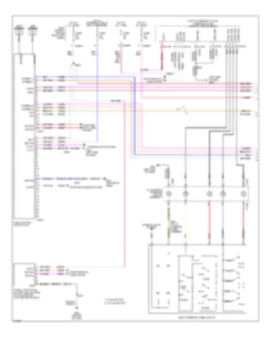 SYNC Radio Wiring Diagram (1 of 2) for Ford Cab  Chassis F350 Super Duty 2011