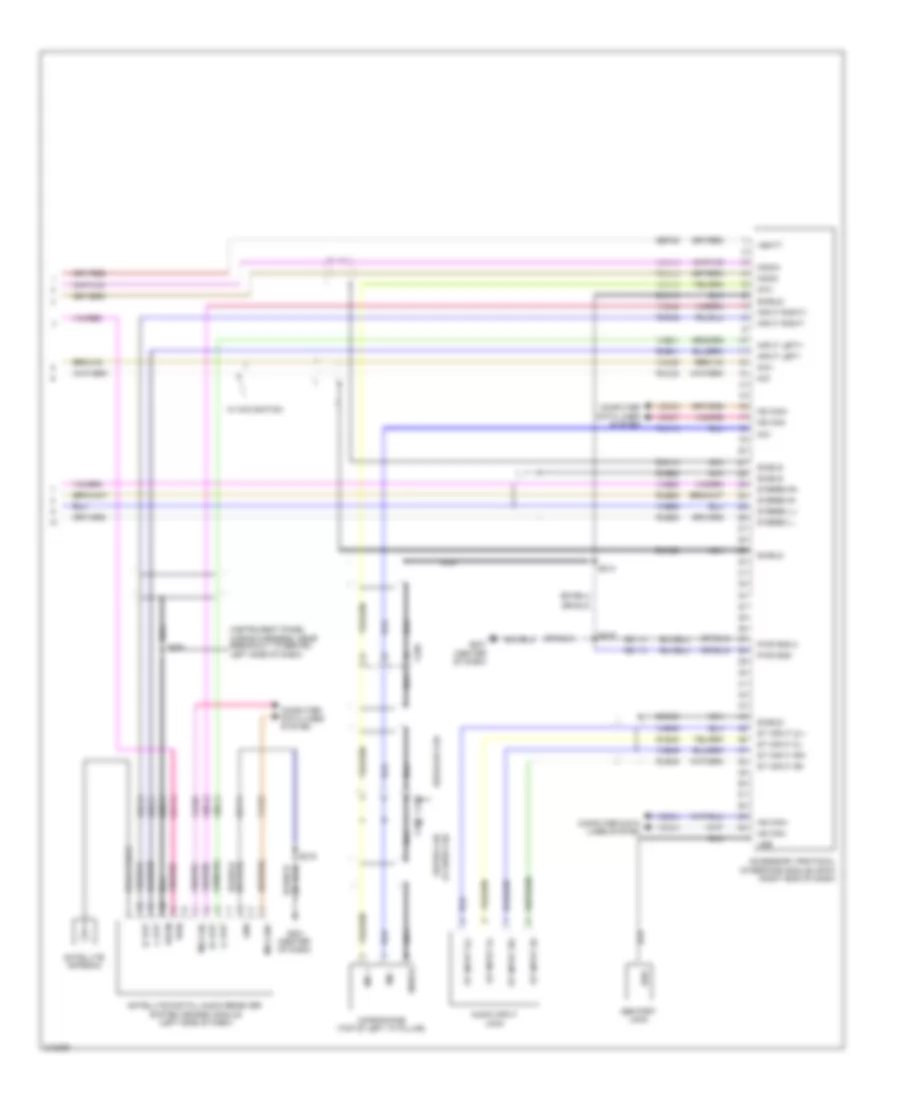 SYNC Radio Wiring Diagram (2 of 2) for Ford Cab  Chassis F350 Super Duty 2011