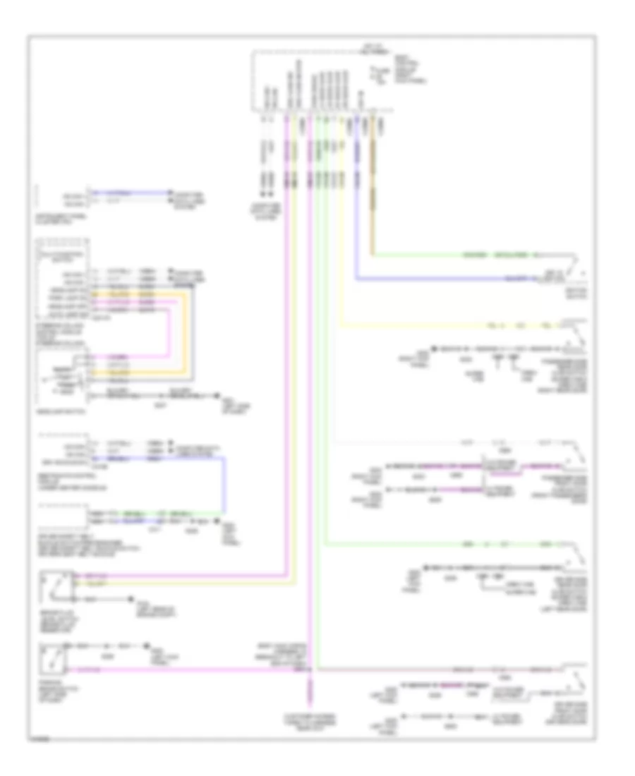 Chime Wiring Diagram for Ford Cab  Chassis F350 Super Duty 2011