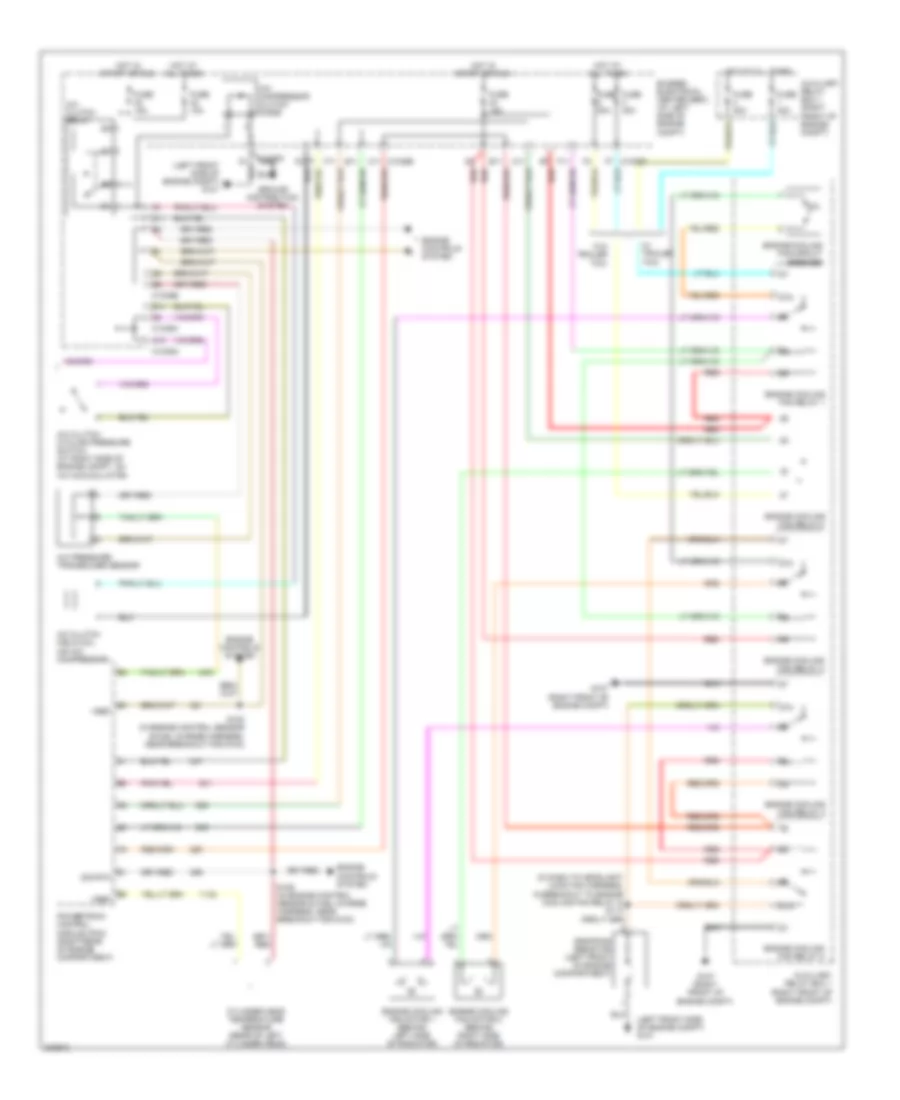 Automatic A C Wiring Diagram 2 of 2 for Ford Freestar 2005