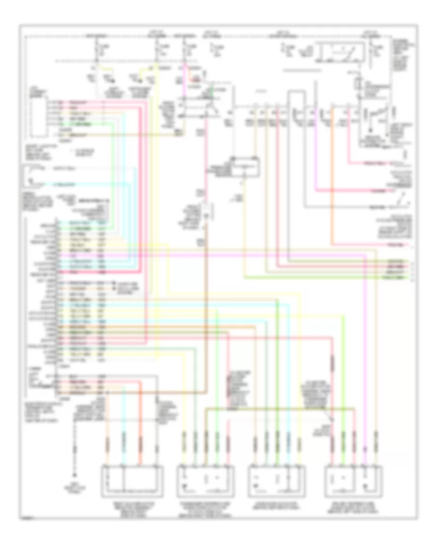 Manual A C Wiring Diagram 1 of 2 for Ford Freestar 2005