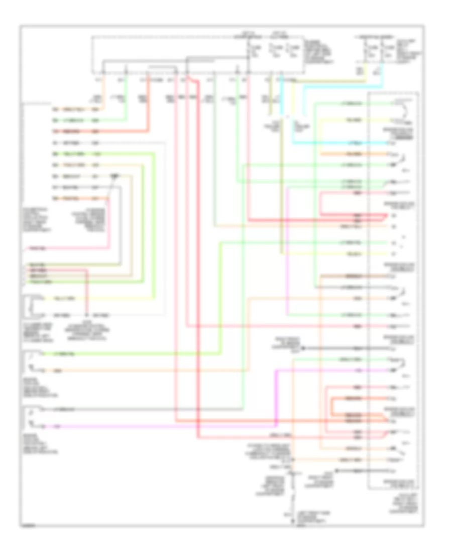 Manual A C Wiring Diagram 2 of 2 for Ford Freestar 2005