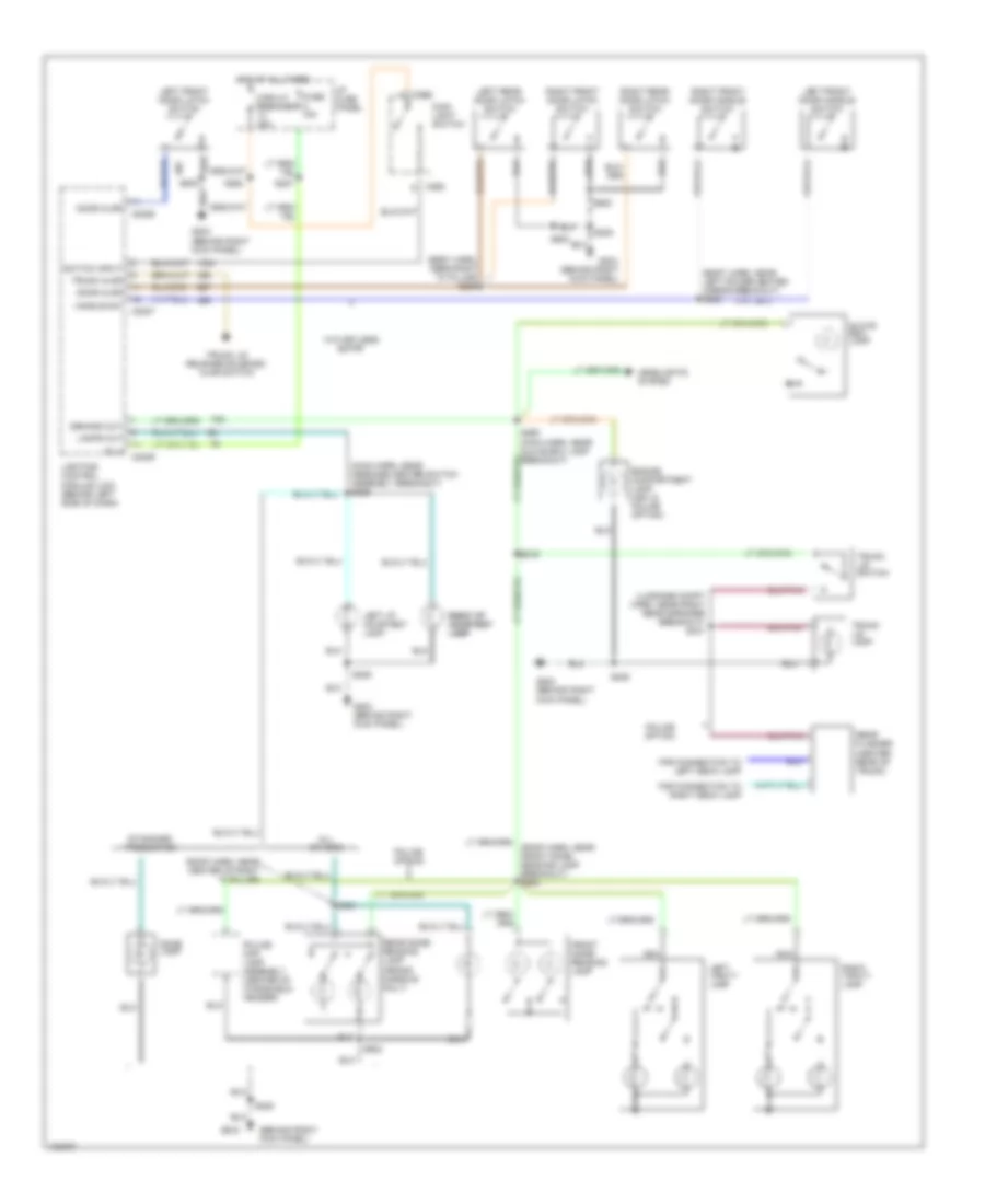 Courtesy Lamps Wiring Diagram for Ford Crown Victoria 1998