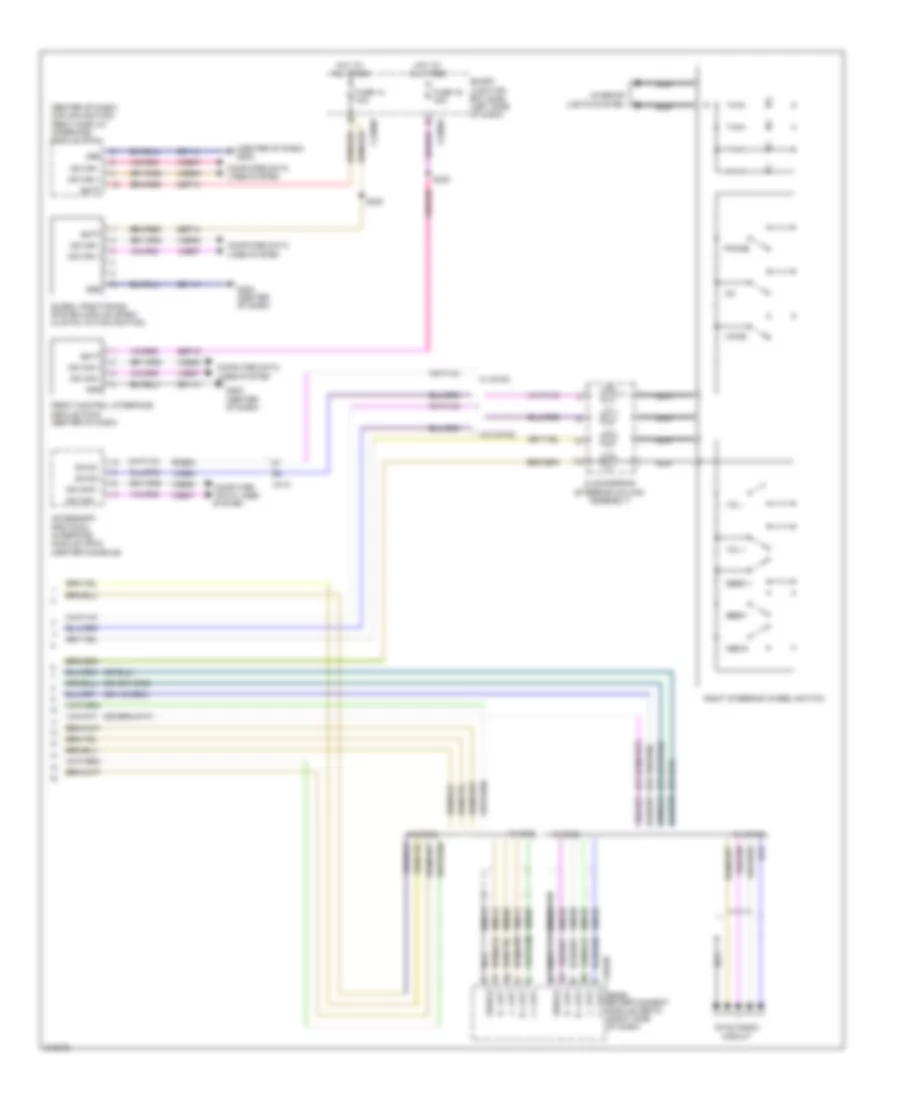 Navigation Wiring Diagram (3 of 3) for Ford Flex SEL 2012