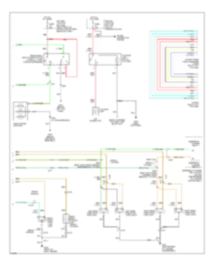 Exterior Lamps Wiring Diagram (2 of 2) for Ford Crown Victoria 2011