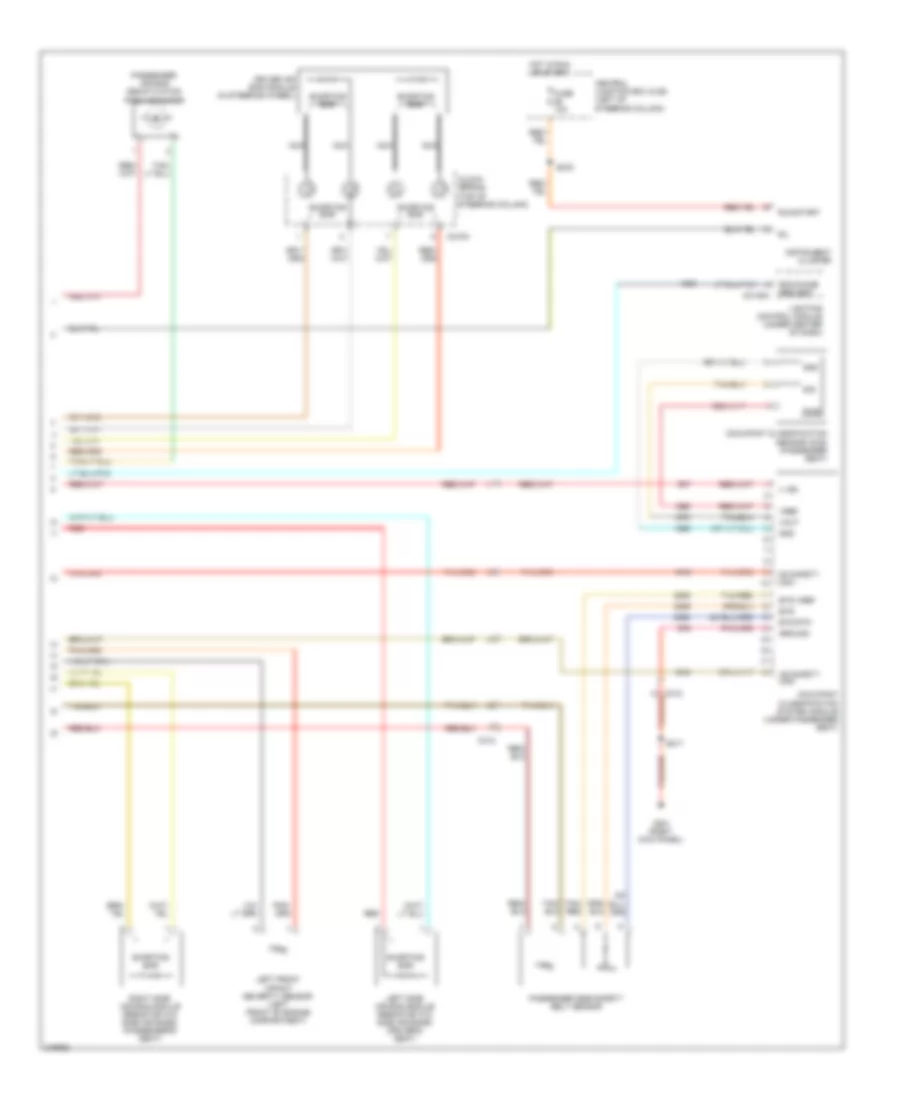 Supplemental Restraints Wiring Diagram 2 of 2 for Ford Crown Victoria 2011