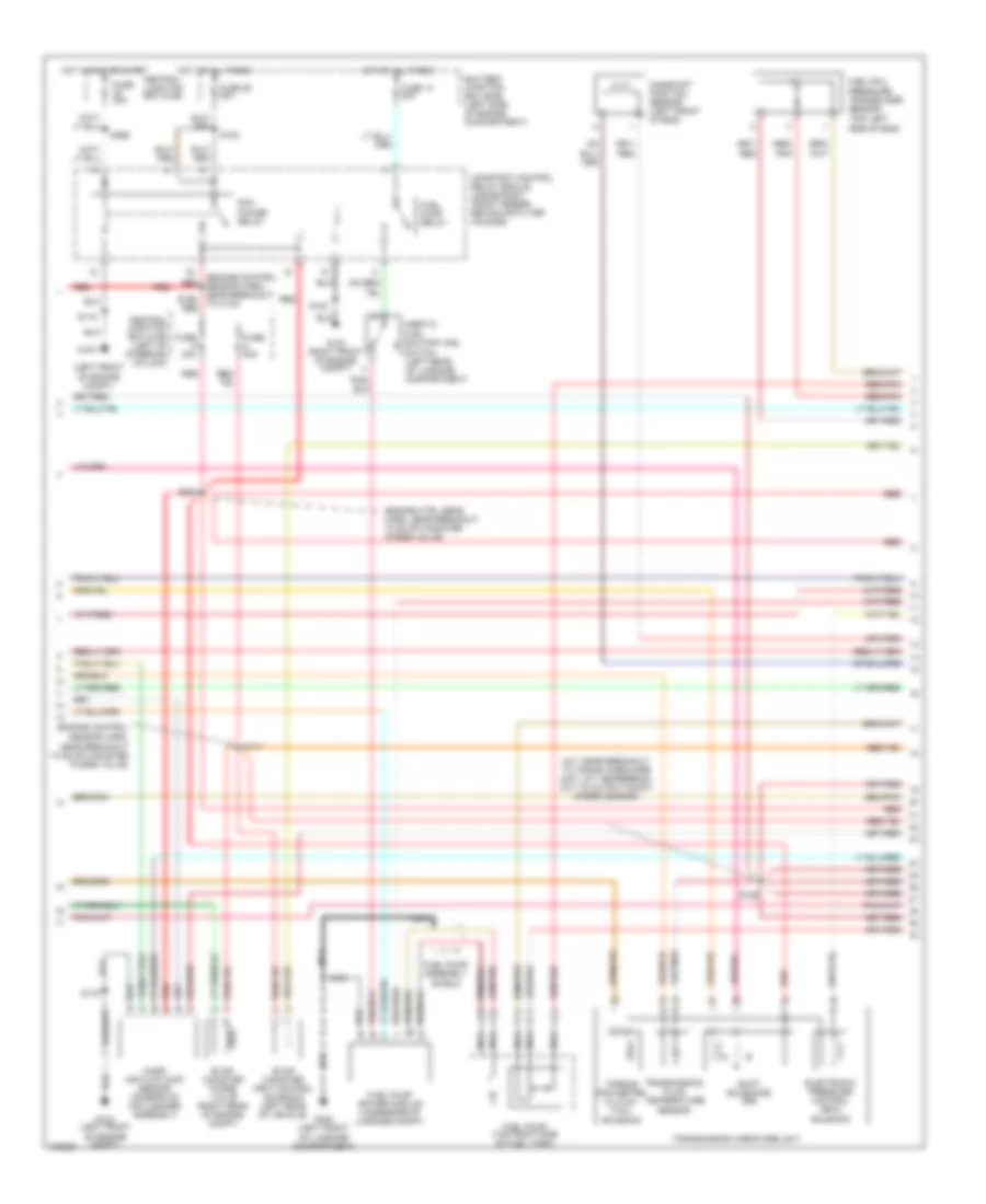4.6L SOHC, Engine Performance Wiring Diagram (2 of 3) for Ford Mustang 2004