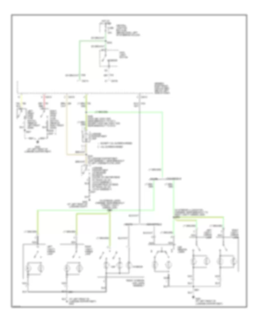 Courtesy Lamps Wiring Diagram for Ford Mustang 2004
