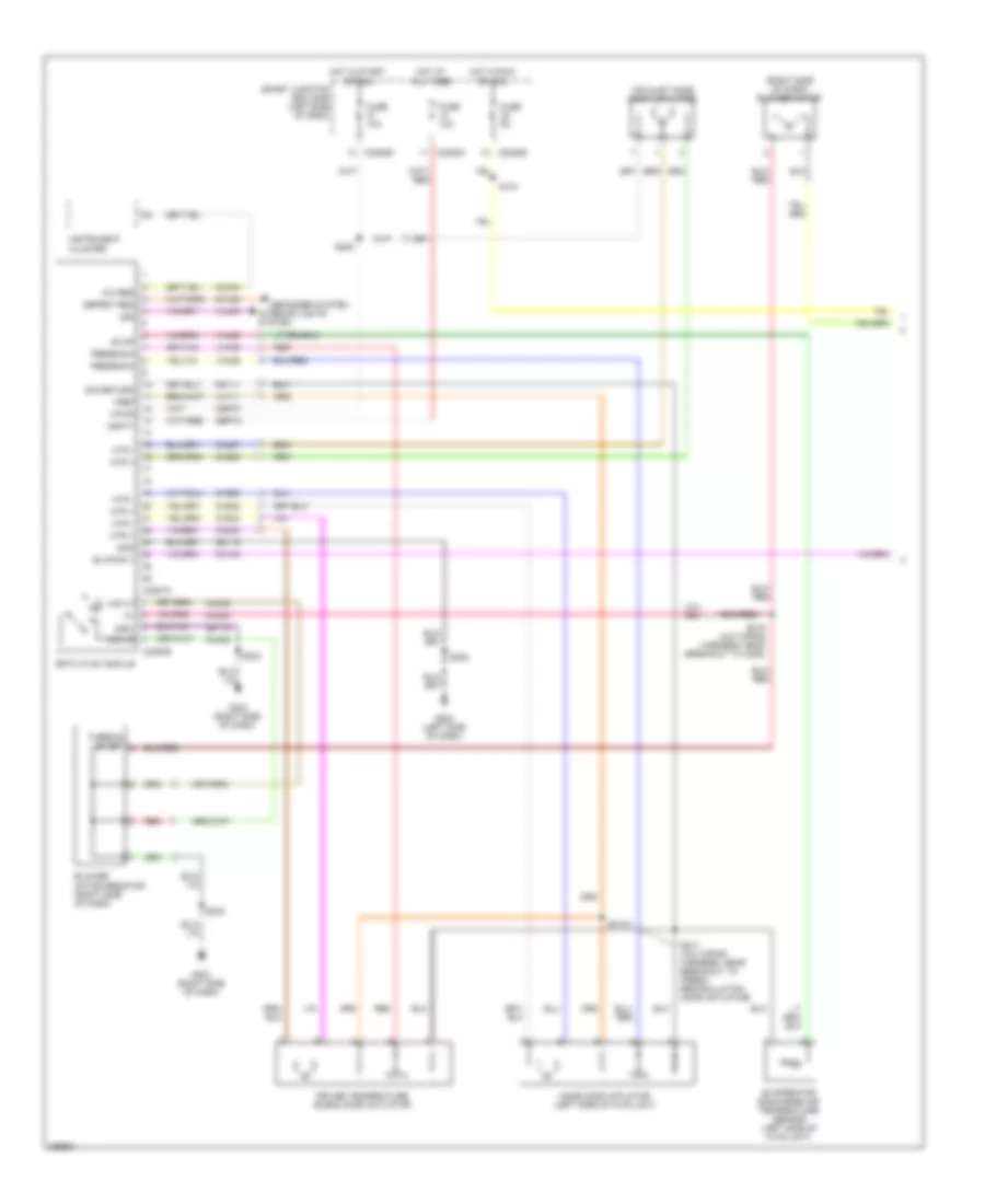Manual A C Wiring Diagram 1 of 2 for Ford Edge SEL 2009