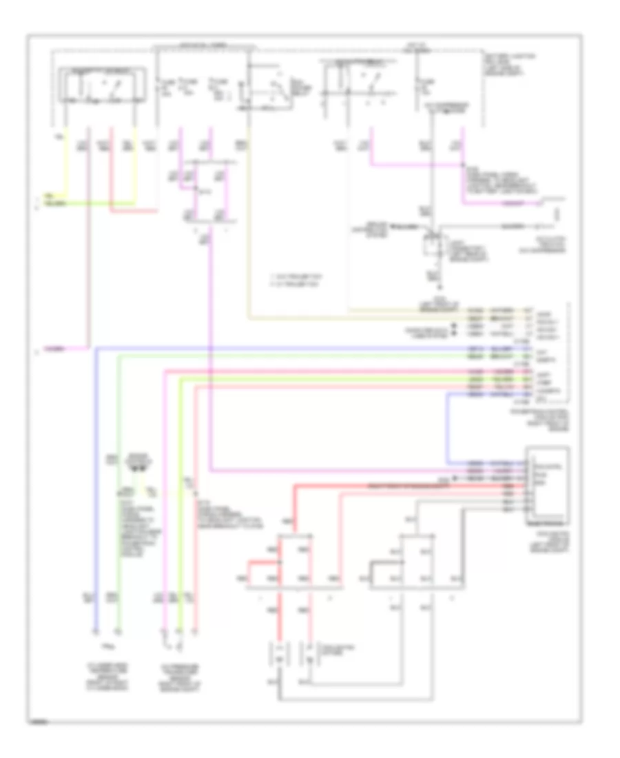 Manual A C Wiring Diagram 2 of 2 for Ford Edge SEL 2009