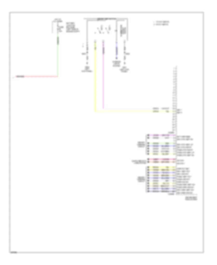 Driver s Memory Seat Wiring Diagram 2 of 2 for Ford Edge SEL 2009