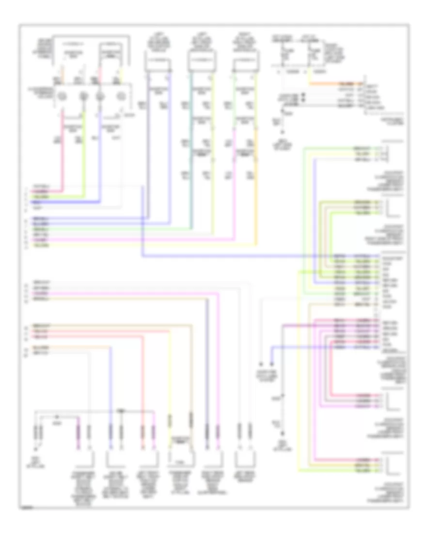 Supplemental Restraints Wiring Diagram 2 of 2 for Ford Edge SEL 2009