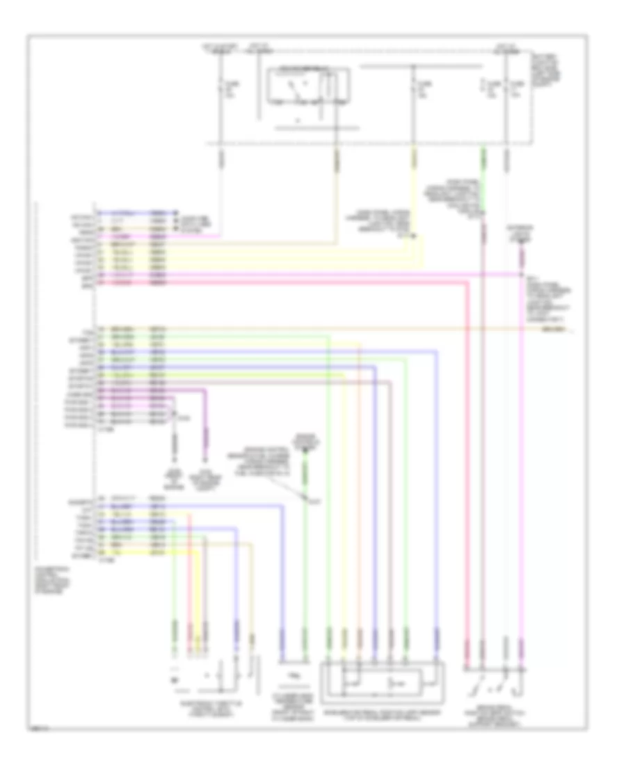 A T Wiring Diagram 1 of 2 for Ford Edge SEL 2009