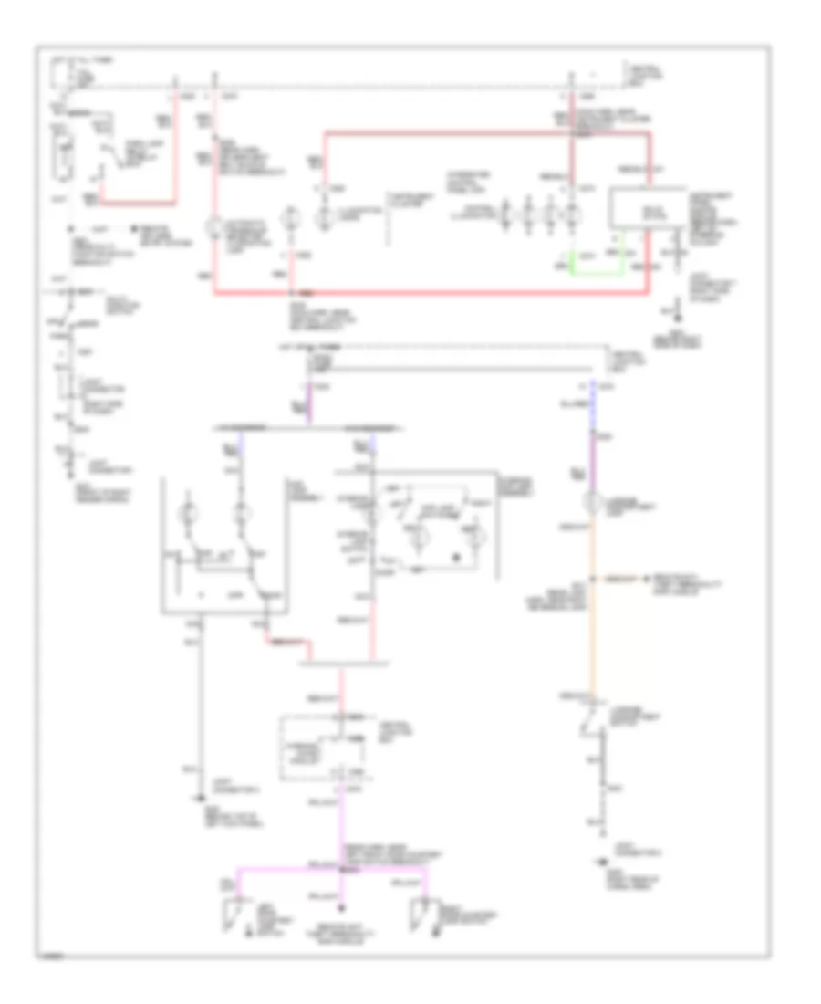 Interior Light Wiring Diagram for Ford ZX2 2001