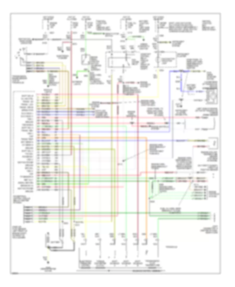 A T Wiring Diagram for Ford ZX2 2001