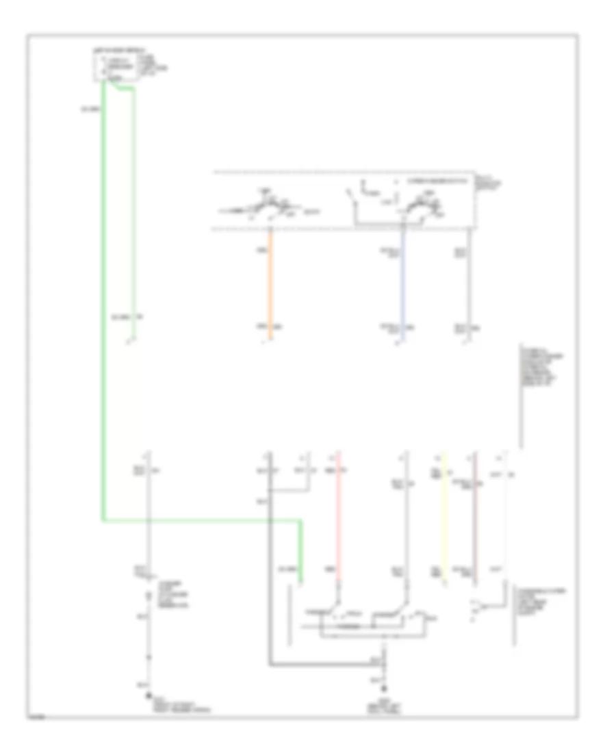 WiperWasher Wiring Diagram for Ford Crown Victoria 1992