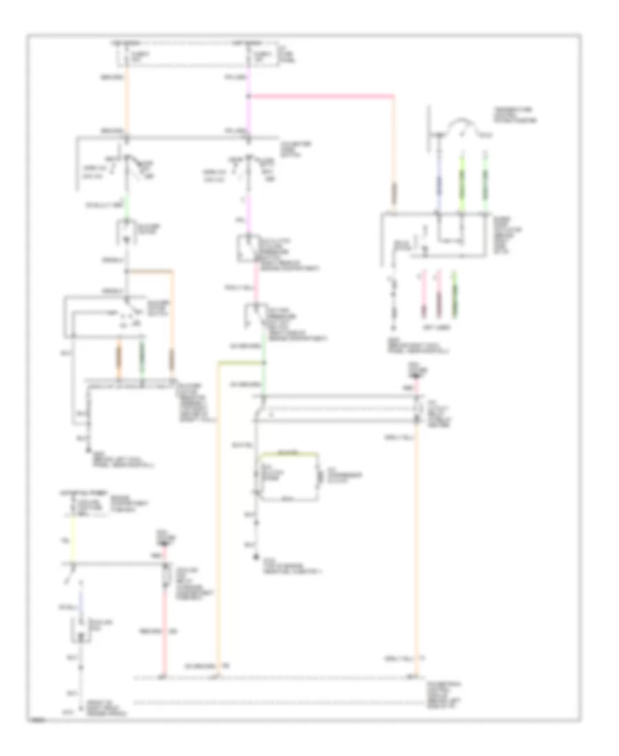 AC Wiring Diagram, Manual AC for Ford Crown Victoria 1996