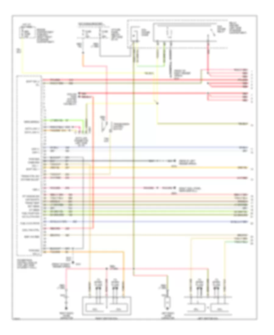 4.6L, Engine Performance Wiring Diagrams (1 of 4) for Ford Crown Victoria 1996