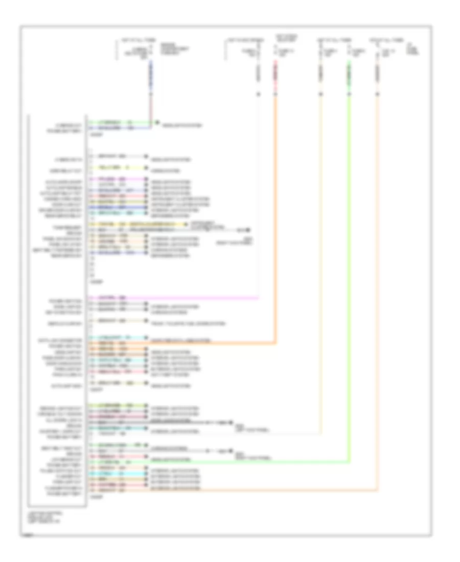 Lighting Control Module Wiring Diagram for Ford Crown Victoria 1996