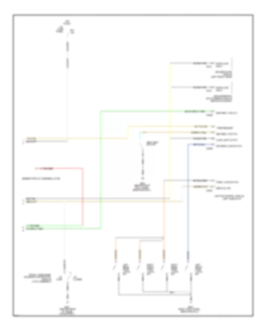 Digital Display Wiring Diagram 2 of 2 for Ford Crown Victoria 1996