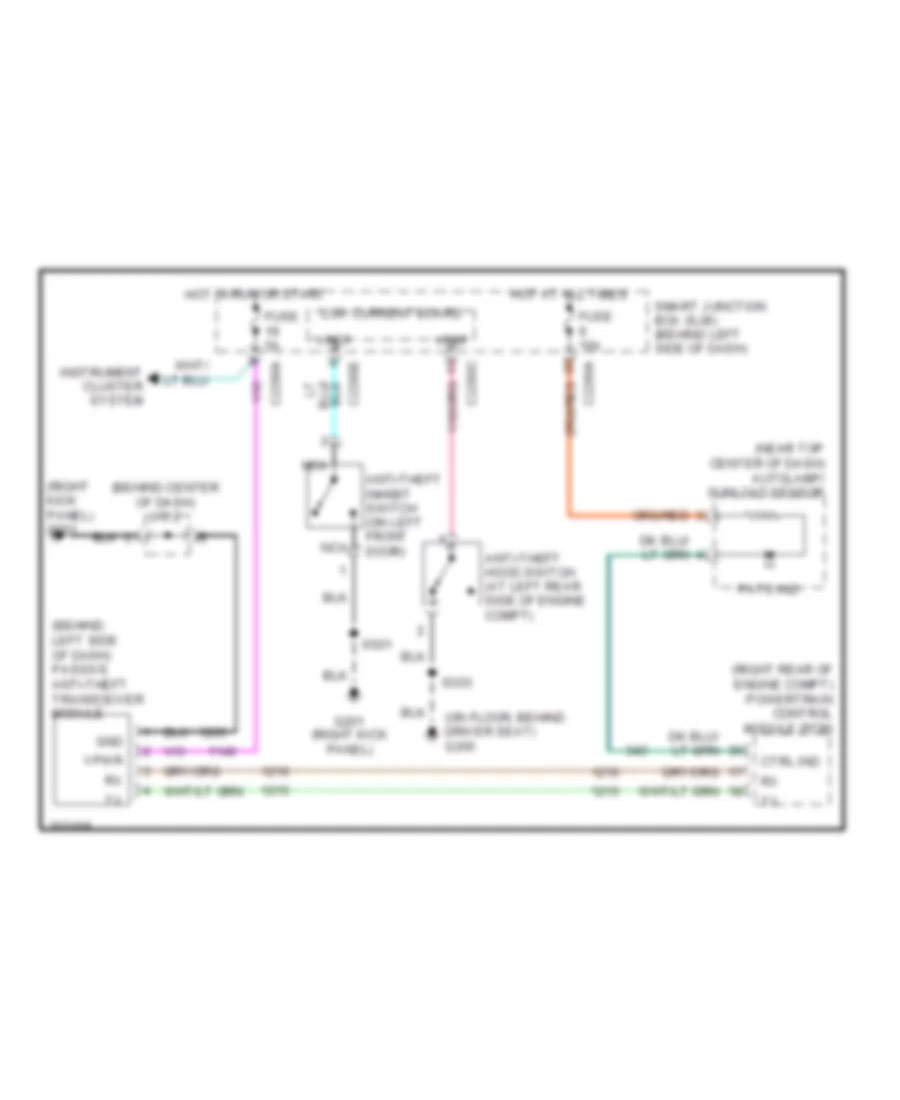 Anti theft Wiring Diagram for Ford Freestar Limited 2005