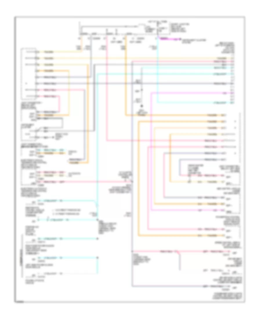 Computer Data Lines Wiring Diagram for Ford Freestar Limited 2005