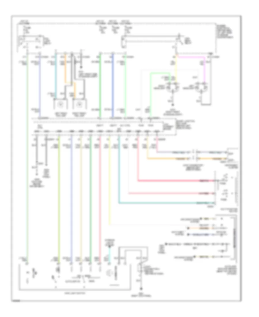 Headlights Wiring Diagram with Autolamps for Ford Freestar Limited 2005
